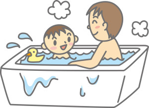 アトピーっ子と入浴